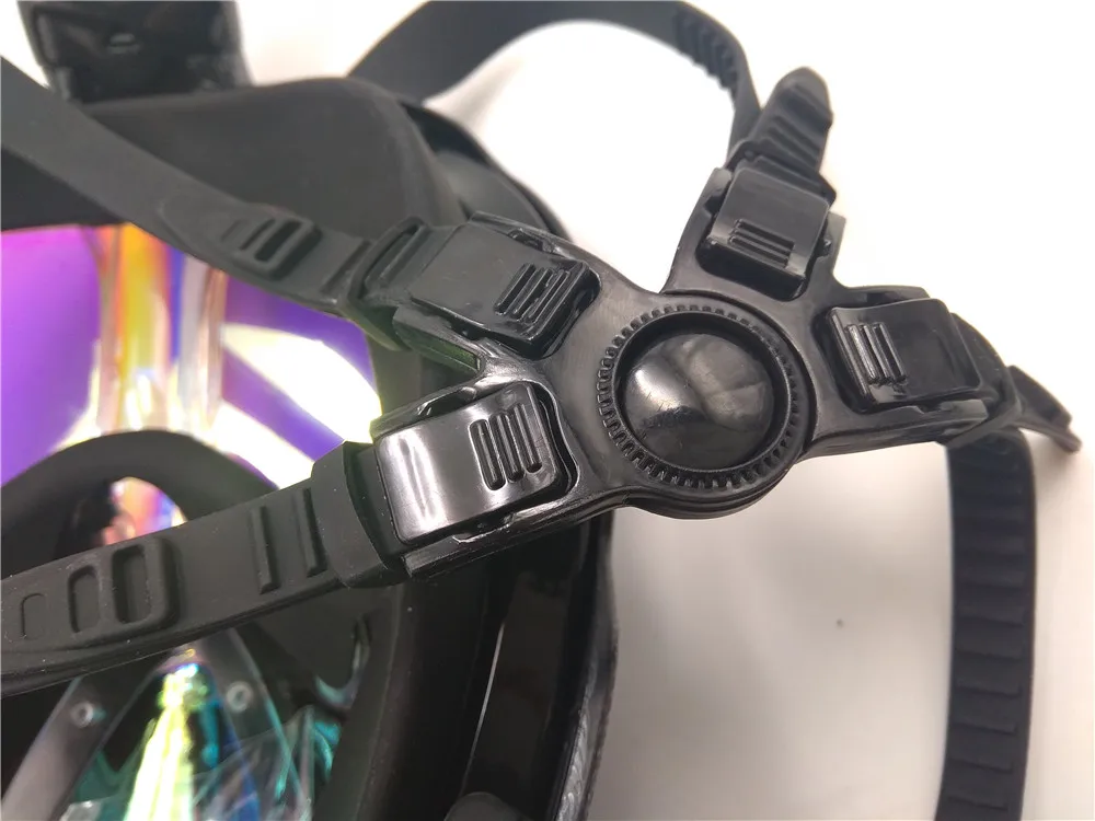 Маска для дайвинга из углеродного волокна, полная маска для подводного плавания, противоскользящая маска для подводного плавания