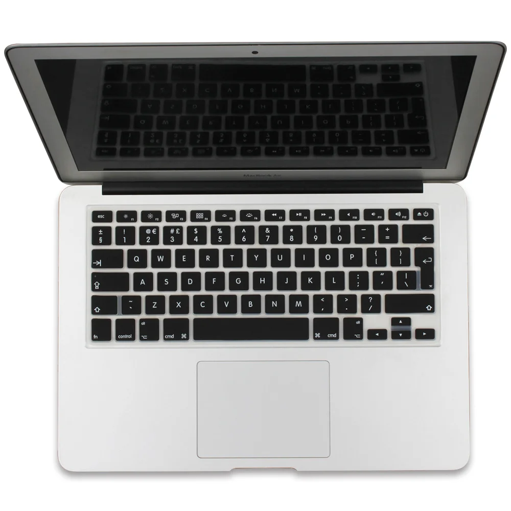 Redlai силиконовый EU/британский английский чехол для клавиатуры для Macbook Pro retina 13 15 1" для mac book Air 13" клавиатура Flim наклейки