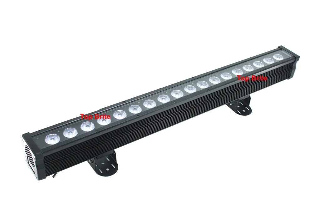 Новое поступление 18X18 Вт RGBWA-UV 6в1 светодиодный настенный светильник IP65 DMX512 светодиодные прожекторы Dj Бар вечерние шоу сценическое освещение