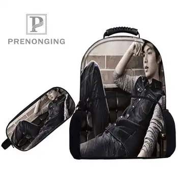 

Custom 17inch lee_min_ho_ (1Backpacks Pen Bags 3D Printing School Women Men Travel Bags Boys Girls Book Computers Bag#1031-01-42