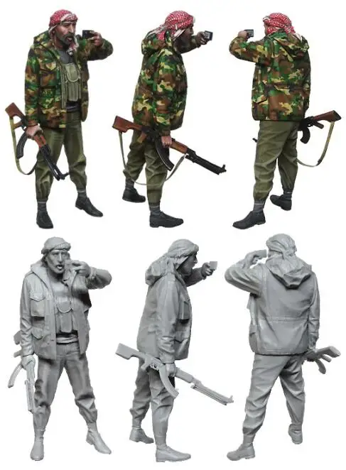 1/35 фигурки из смолы, арабские Rebel, 1 шт., модельные наборы