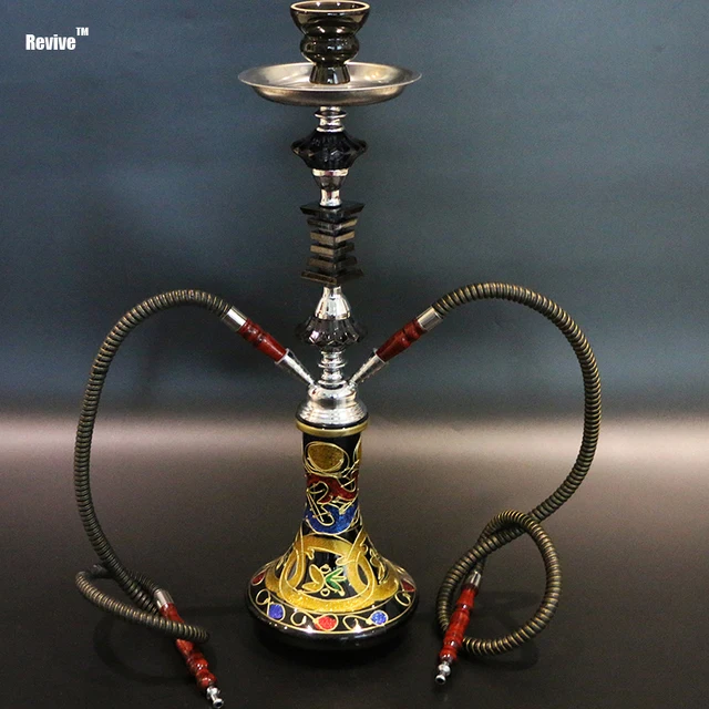 Revive 4 color options narguile hookah complete set chicha 2 hoses