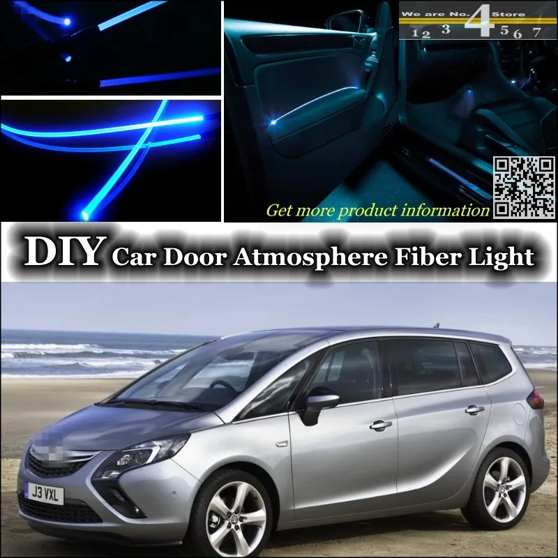 Для Opel Zafira A/B/C для Chevrolet Tourer внутренний свет настройки атмосферное волокно