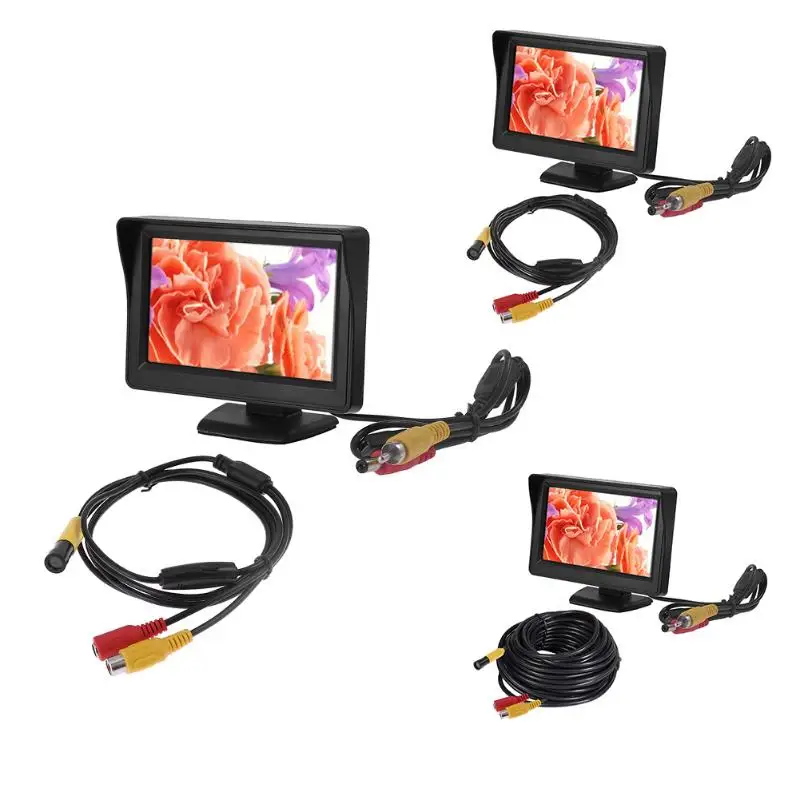 

Alloyseed 1m/5m/10 AV Endoscope 5V 10mm Waterproof Inspection Borescope Camera With Screen For Air Conditioning Pipe