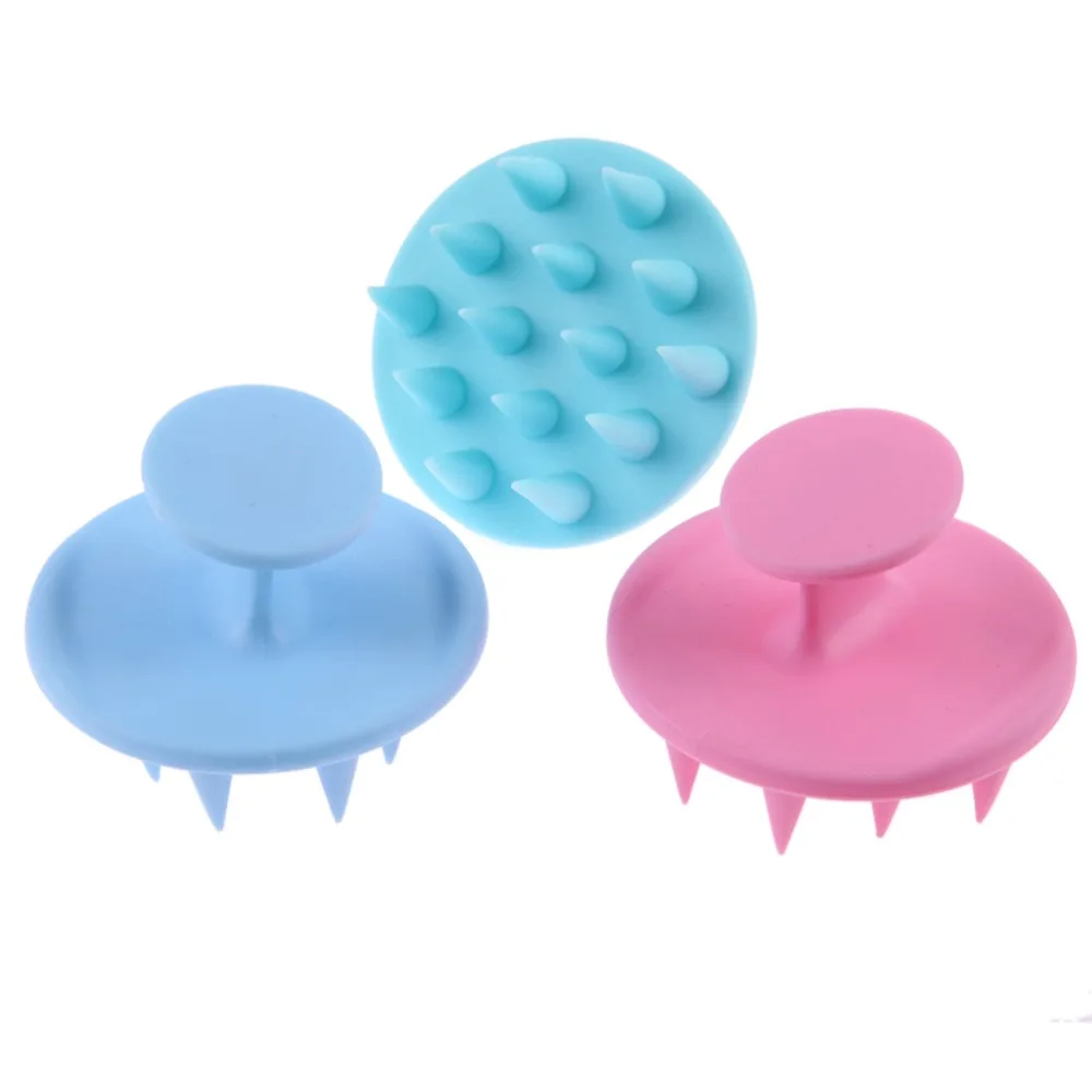 Silicone Shampoo Scalp Brush Massager Shower Body Washing Hair Massage Comb Spa Shower Brush Massage Relax for Family (14)