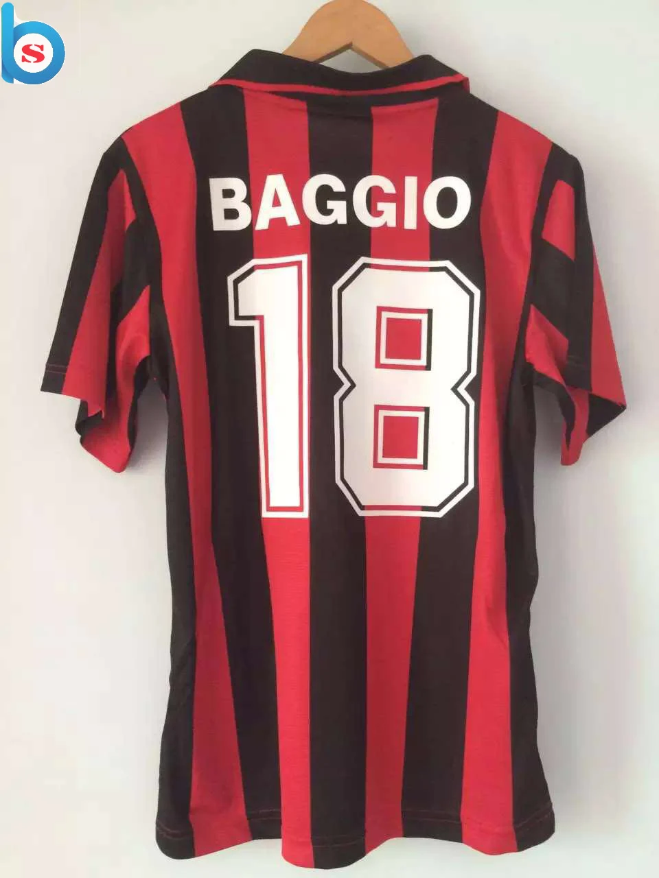 ac milan retro shirt maldini