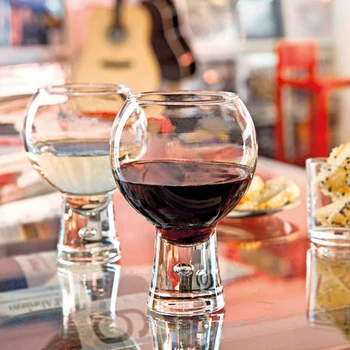 

Europe Style Cocktail glass leadless glass cup transparent Red Wine Cup Champagne cup creative spherical Home Drinking Ware