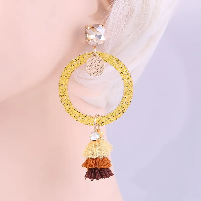 Earrings Yellow