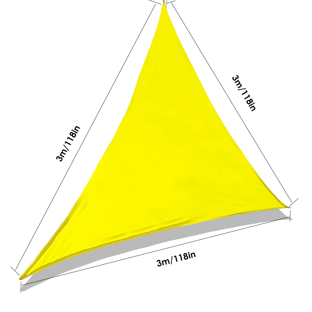 Садовые тени для двора, паруса, экспорт, качественная полиэфирная ткань, водостойкие тени, паруса, треугольные паруса, металлическая пряжка, модель