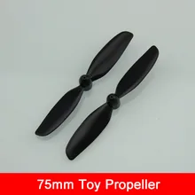Jun Yu Liang DIY 75mm Technical Creative Airplane Propeller for 1mm Shaft Coreless Motor 716 / N30 etc