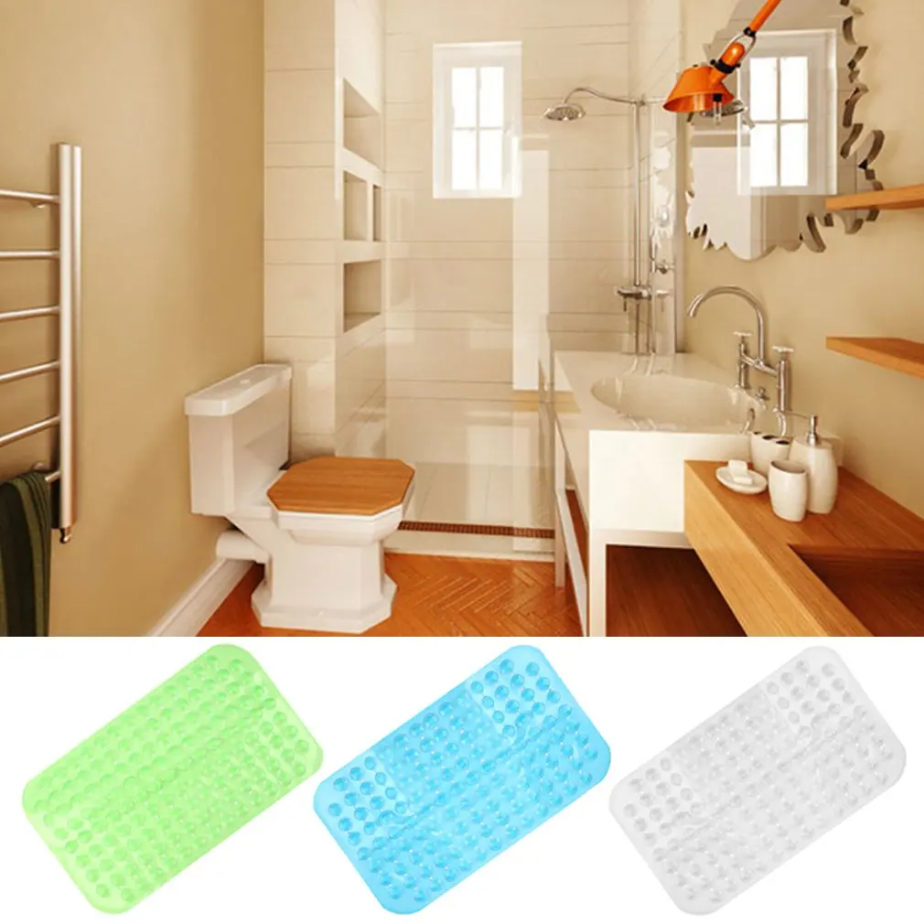 Lemonbest 1pc Large Strong Suction Anti Non Slip Bath Shower Mat Foot