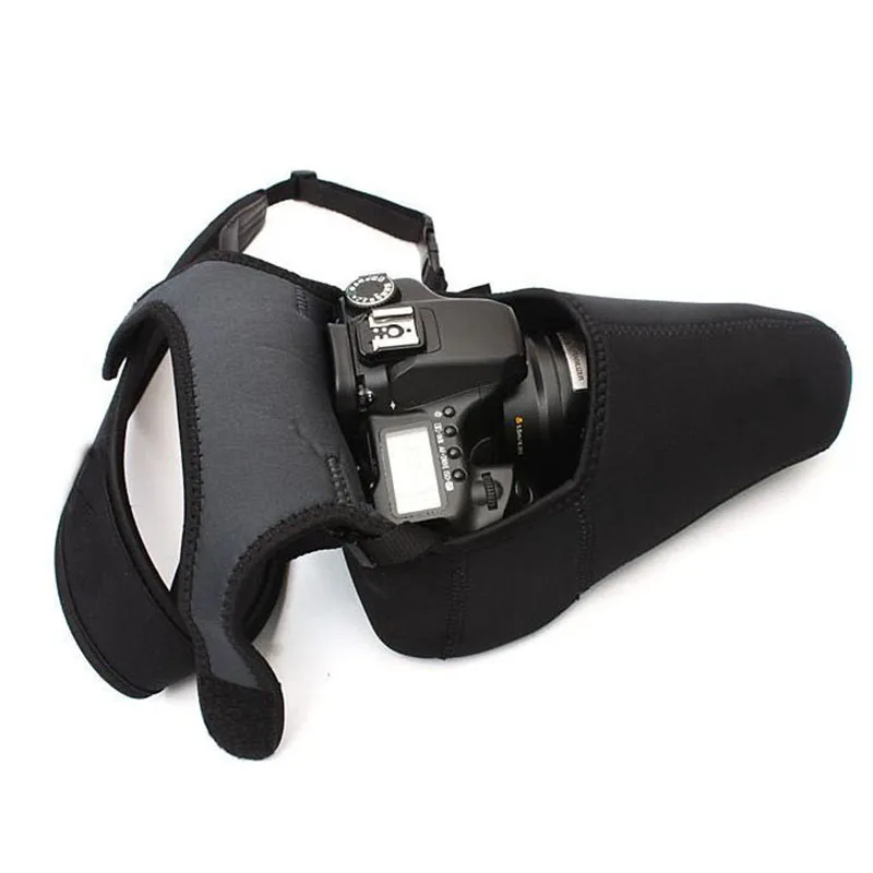 

1PCS Portable Soft Camera Bag triangle Shoulder Bag Protective Storage Bag For DSLR Camera Liner Case Travel Bag