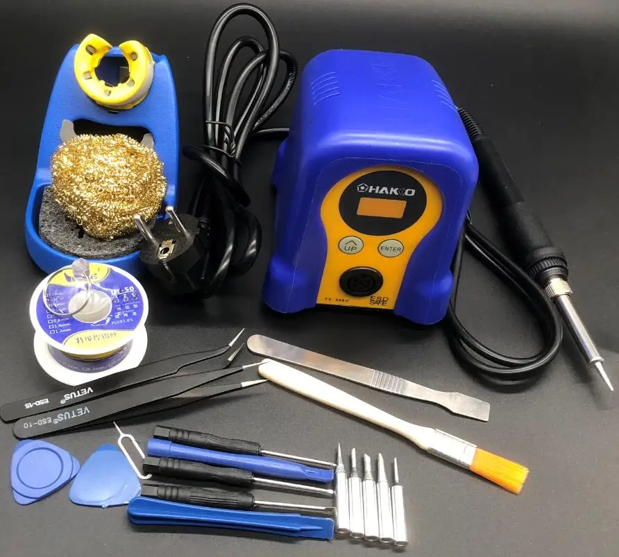 Новинка HAKKO FX 888D fx888 888 цифровая паяльная станция/Паяльные Электрические