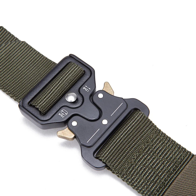 FRALU-cinturón táctico militar de nailon para hombre, cinturón de entrenamiento multifuncional para exteriores, ceinturas de correa de alta calidad