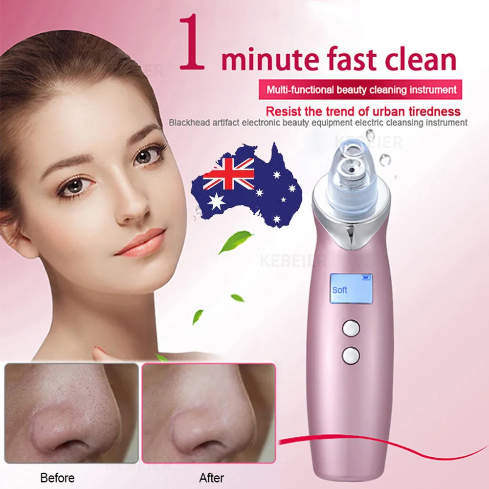 1 Pcs Portable Facial Acne Pore Cleaner Extractor Electronic Blackhead Remover Vacuum Suction