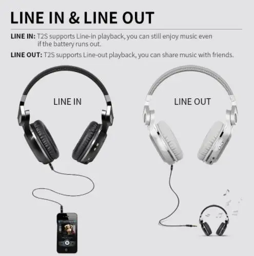 Bluetooth гарнитура Bluedio T2S Складная с микрофоном|Наушники и гарнитуры| |