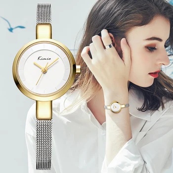 Luxury Brand Kimio Fashion Women Watches Ladies Wristwatches Small Dial Quartz Clock Waterproof Stainless Steel Bracelet Watch kimio women watches luxury brand fashion quartz ladies stainless steel bracelet watch casual clock montre femme reloj mujer box
