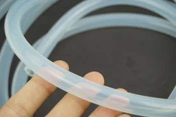 

5 Meter/Lot Food Grade Silicone Vacuum Tube Hose Translucent Pipe catheter Beer &Wine Making Free Shipping