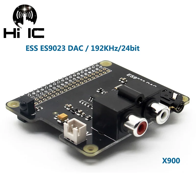 Малина Pi HIFI Sabre стерео аудио ЦАП ESS ES9023 Плата расширения для Raspberry 3 Модель B +/3B /2B/B