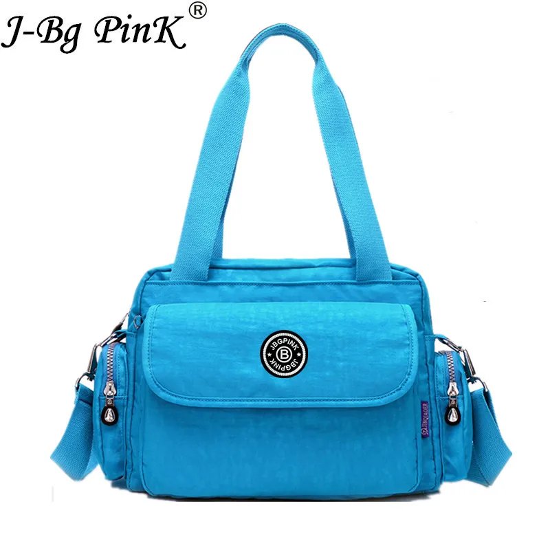 

J-BG PinK Shoulder Bag Women Famous Brand Designer Handbags Bolsas sac a main High Quality Nylon Female Handbags Messenger Bags