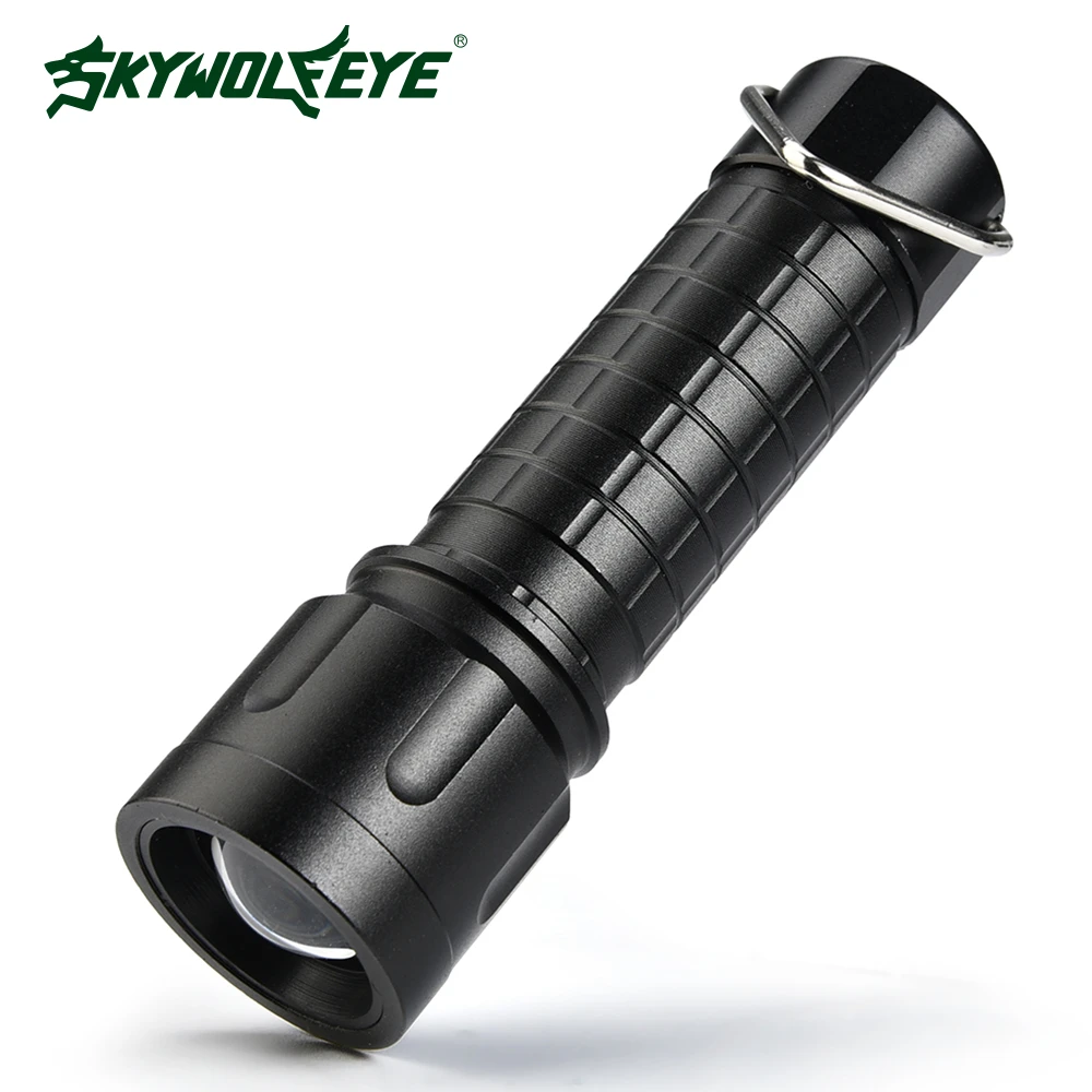 SKYWOLFEYE тактический фонарик AAA 18650 T6 мини Lanterna Факел Лампе Torche ультра puissante Taschenlampe