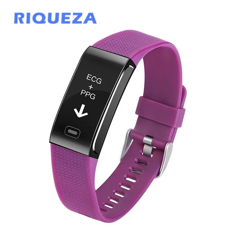

RIQUEZA CK18 Smart Bracelet Sleep Monitor Fitness Tracker Alarm Clock Activity Tracker Women Men Heart Rate Monitor for IOS