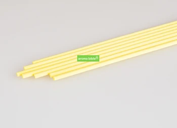 

5000 PCS/ LOT 3MMDiameter*Length 25CM Yellow Fiber diffuser sticks never fade