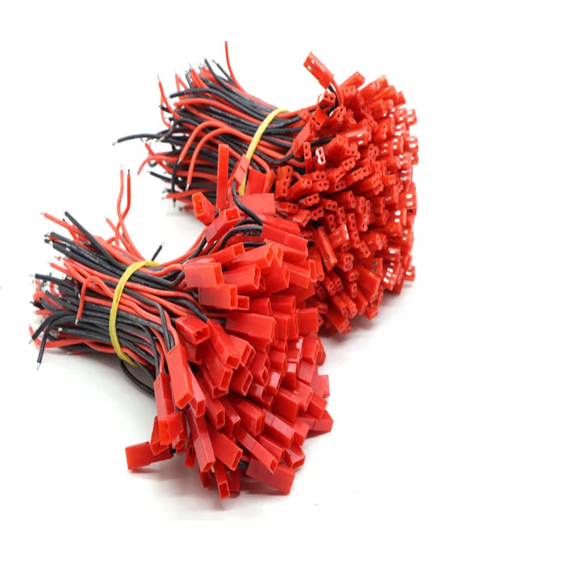 

10pairs 100mm JST Connector Plug Cable Male+Female with 22 AWG for RC Battery Auto E-Bike boat LCD LED
