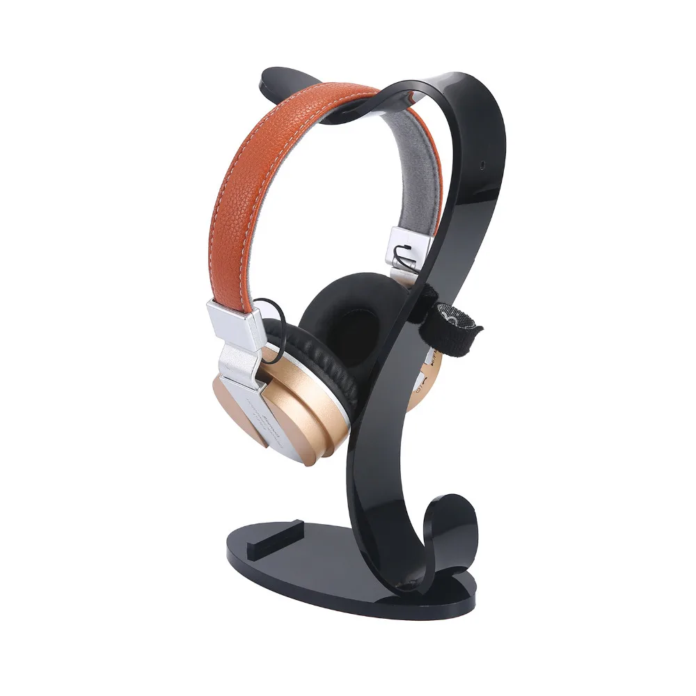 

Headset stand/ HolderHead/phone Hanger for Headphones bracket/Multifunctional Headphone(single-black)