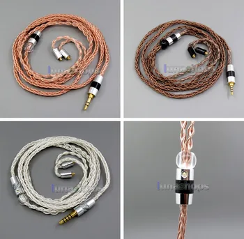 

LN006000　 JML 1.0*19 8 Cores Pure OCC Silver Plated Mixed Headphone Cable For Shure se535 se846 se215 se315 se425 MMCX