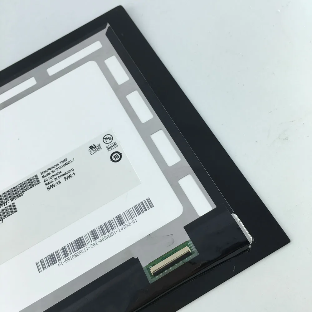 ЖК дисплей сенсорный экран дигитайзер сборка для Lenovo Miix 3 1030 Miix3 FP TPFT10116E 02X B101UAN01.7