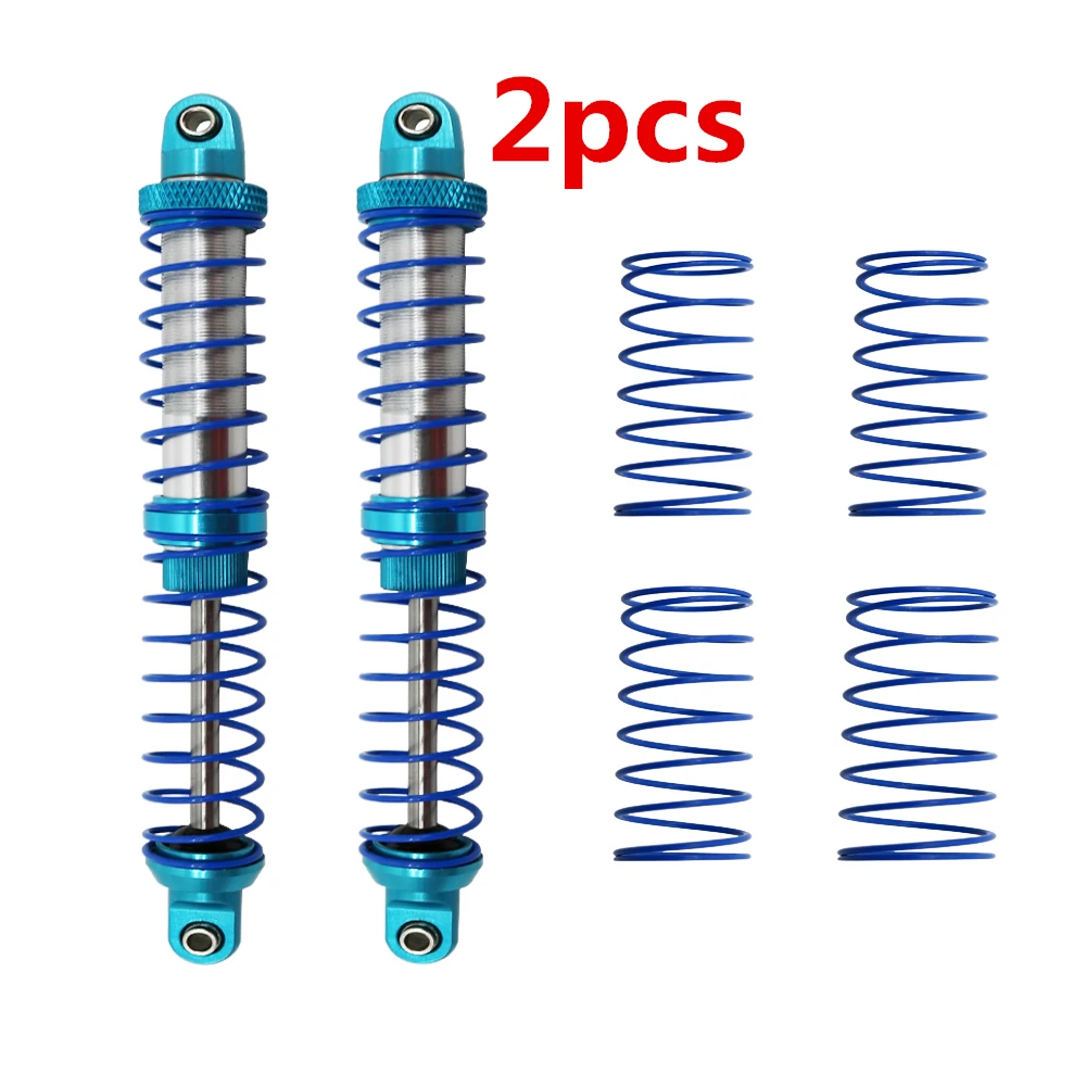 2 шт 4 шт металлический Амортизатор 70 80 90 100 110 120 масло Регулируемый для 1/10 RC Гусеничный осевой SCX10 Tamiya CC01 TRX-4