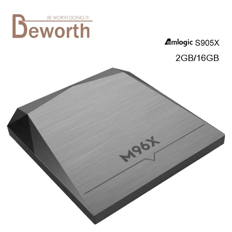

M96X Android 6.0 Smart TV Box 2GB 8GB Amlogic S905X Quad Core 16.1 Fully Loaded 4K Ultra HD Wifi Streaming IPTV Media Player