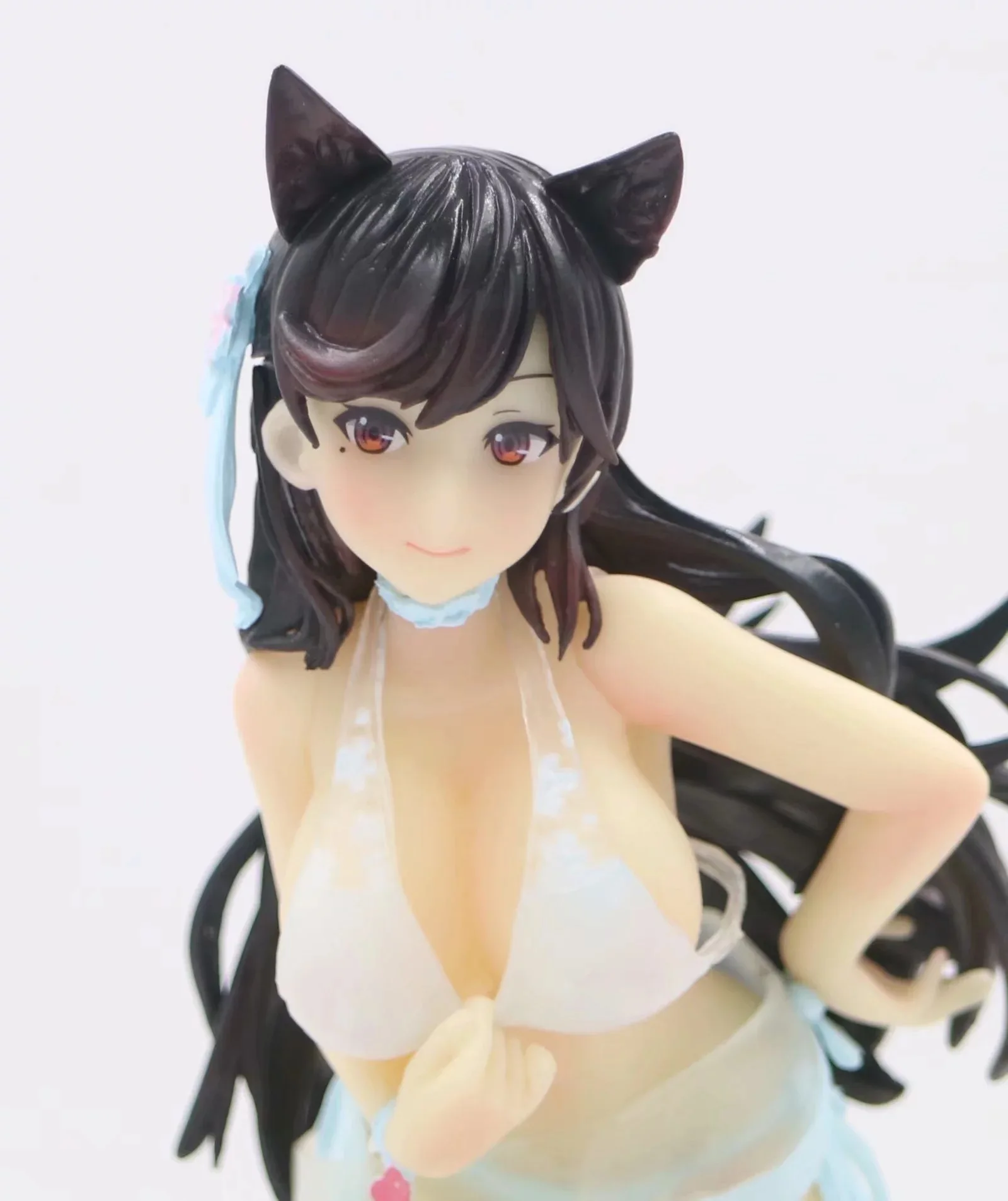 

22cm Game Azur Lane IJN swimsuit Cat Ear Cute Sexy Girls Figure Model Toys