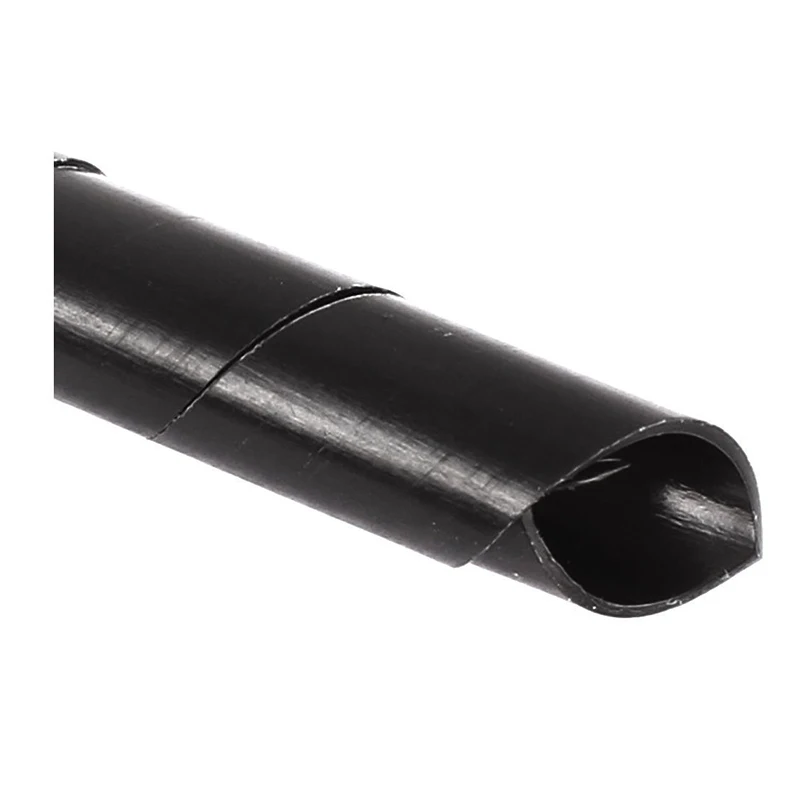 

8M 25ft 8mm Black Wire Spiral Wrap Sleeving Band Tube Cable Protector