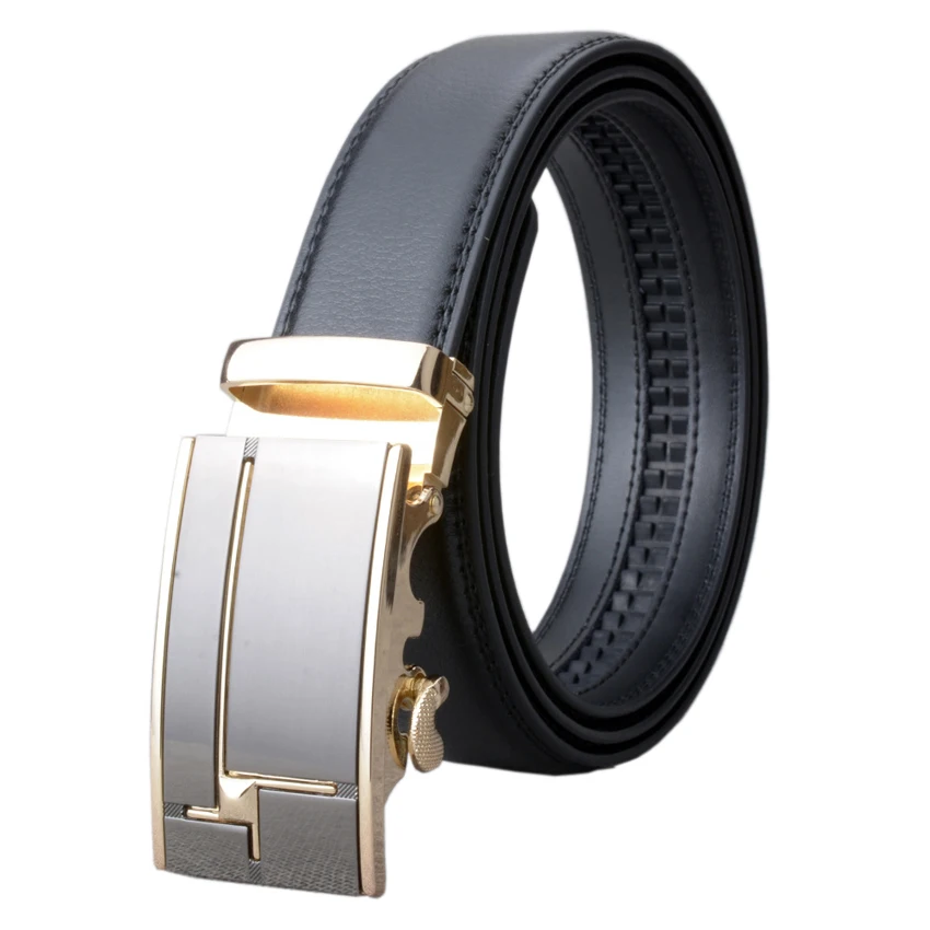 

Fashion New Designers Automatic Buckle Genuine Leather Luxury Belts Business Belts for Men Ceinture Homme