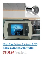 YB-43AHD-M 4," HD цветной экран умный дверной звонок зритель цифровой дверной глазок камера дверной глазок видео запись ИК ночного видения