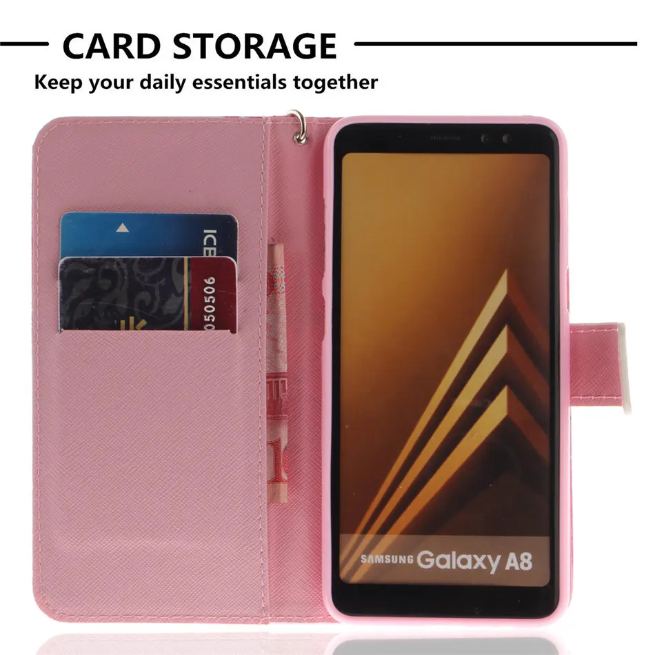 Чехол-книжка для sony Xperia Z2, Z3, M4, XZ1, Compact Mini, XA2Ultra, XA1Plus, разноцветный кошелек с цветочным рисунком, карман для карт, чехол DP26G