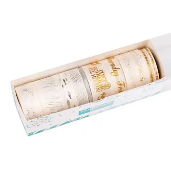 

11 Rolls Washi Paper Set Basic Padding and Paper Hand Account Tape Diary DIY Material Decoration
