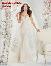 Custom made Sexy Slim Vestido De Noiva Vintage Lace Wedding Dress 2017 Sheath Ivory Wedding Dress Robe De Mariage 2017 Casamento