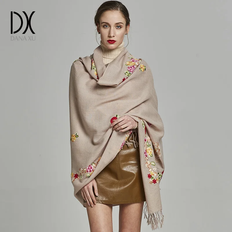 2019 роскошный брендовый зимний женский шарф высокого качества шерстяной Большие