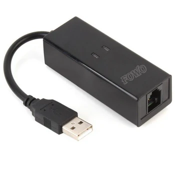 

USB 56K External Dial Up Fax Data Modem V.90 V.92 Win7 32/64 Bit XP