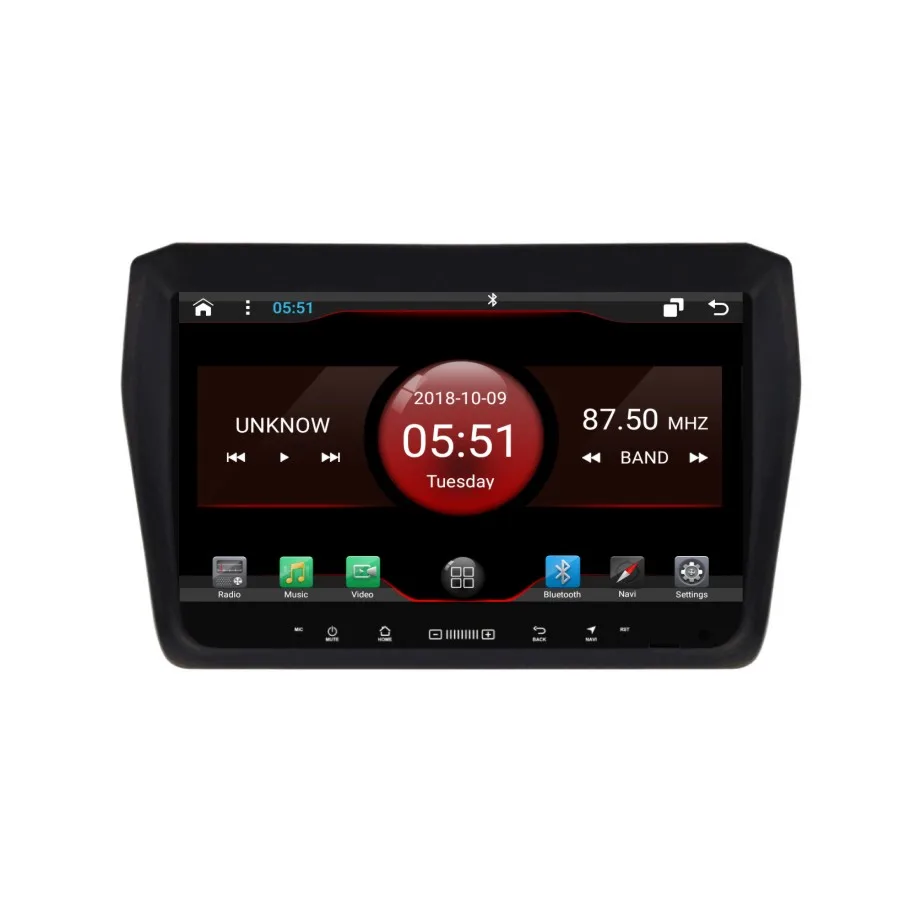 Sale OTOJETA DSP stereo carplay android 8.1.2 car radio for 2017 Suzuki SWIFT Gps navigation ips screen video player tape recorder 2