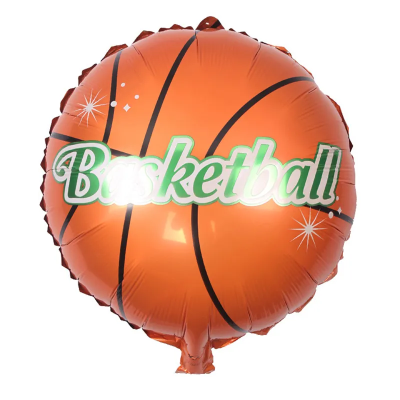 Free Shipping 50pcs 18 inch NBA Basketball Foil Balloons Inflatable Helium Balloon Children Toys