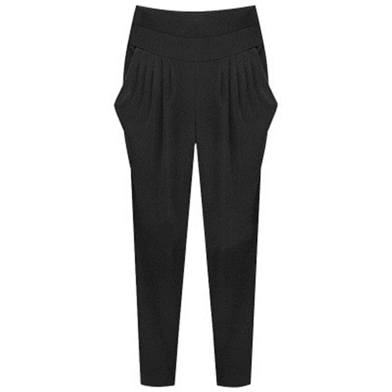 

Large Size S-XXXXL Harem Pants Solid Color Casual High Waist Womens Fall Trousers New Street Wear Women Clothes Long Pants