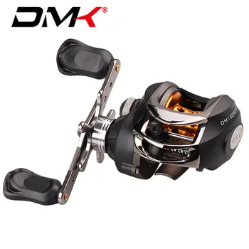 

DMK Baitcasting Reel 9+1BB 6.3:1 R/L Handle 210g Fishing Reel Round Bait Casting Reel Molinete Peche Carretilha Carretes Pesca