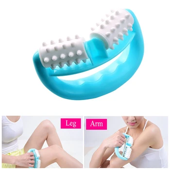 

Handheld Cell Roller Massager Full Body Anti Cellulite Massage Mini Wheel Ball Head Neck Back Hand Leg Foot Body Pain Relief