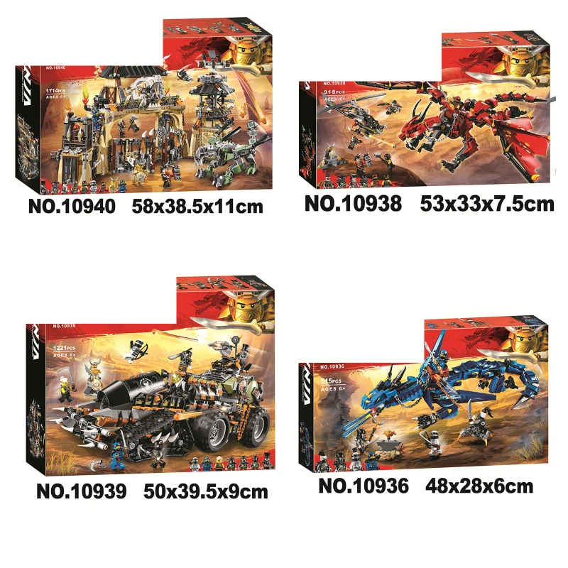 

NEW Compatible legoingly ninja 70655 70654 70653 70652 Series Building blocks figures Educational toys for children