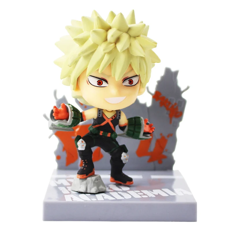 10 см My Hero Academia Kyun Chara Katsuki Bakugo шото Тодороки Izuku Midoriya Q версия ПВХ фигурка