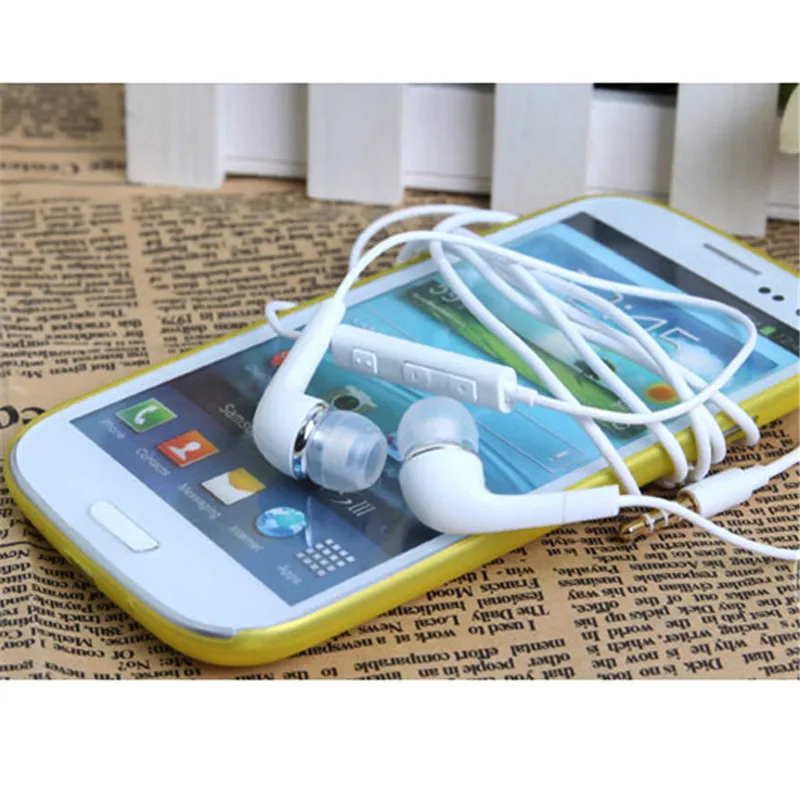

3.5mm Wired In-Ear Earphone Earbud Headset with Mic For Samsung Galaxy S3 SIII i9300 NI5 Smartphone High Quality Headphone